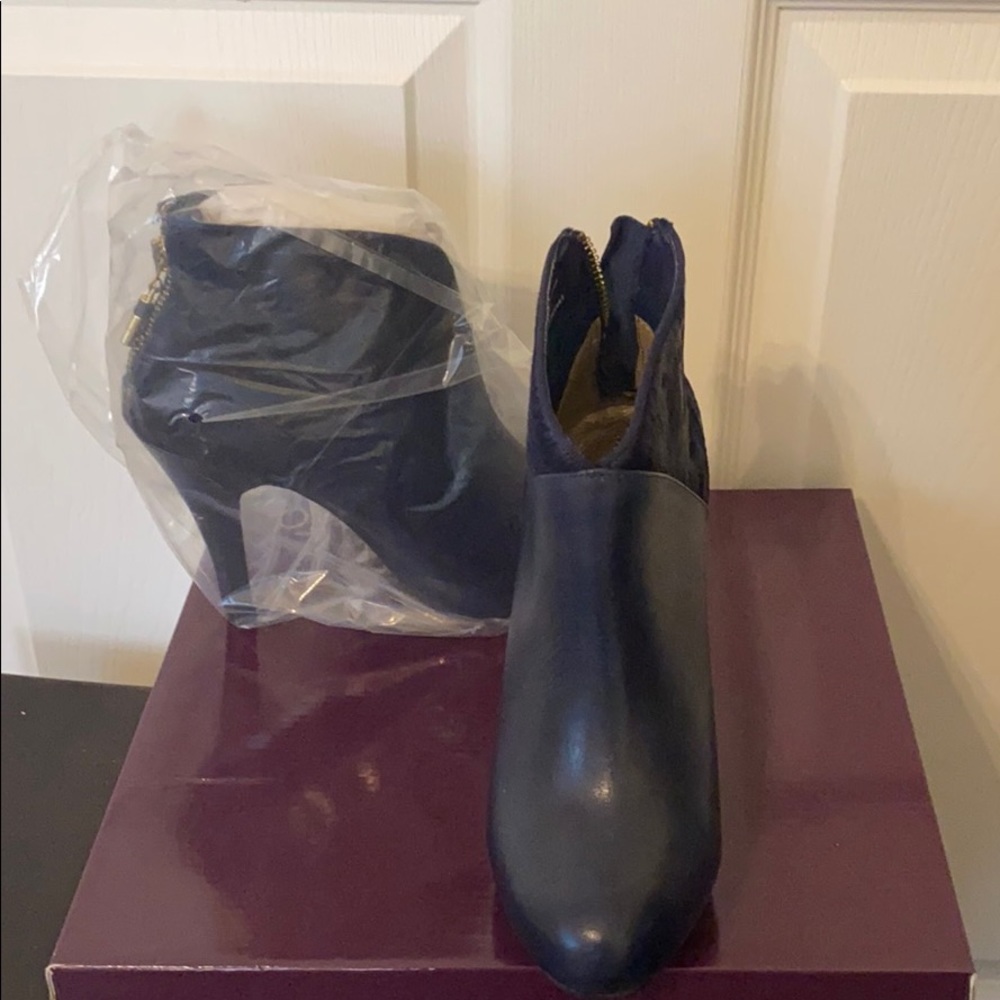 Booties - navy blue - Picture 2 of 5